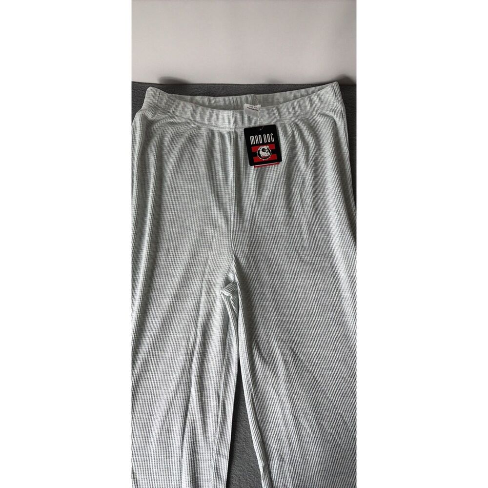 Mad Dog Gray Waffle Knit Lounge Pants Size XXL